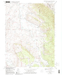 Download a high-resolution, GPS-compatible USGS topo map for Johnny Moore Mountain, CO (1991 edition)