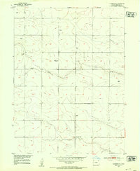 1952 Map of Julesburg SE, 1953 Print