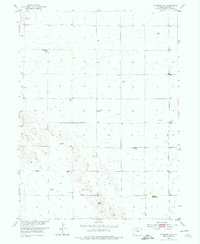1952 Map of Julesburg SW, 1976 Print