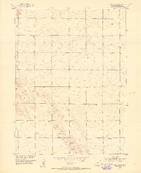 1952 Map of Julesburg SW, 1953 Print
