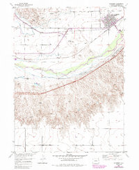 Download a high-resolution, GPS-compatible USGS topo map for Julesburg, CO (1985 edition)