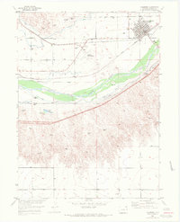 Download a high-resolution, GPS-compatible USGS topo map for Julesburg, CO (1972 edition)
