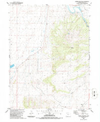 Download a high-resolution, GPS-compatible USGS topo map for Juniper Mountain, CO (1986 edition)