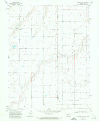 Download a high-resolution, GPS-compatible USGS topo map for Kanorado NE, CO (1972 edition)
