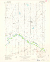Download a high-resolution, GPS-compatible USGS topo map for Kersey, CO (1964 edition)
