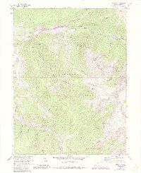 1958 Map of Keystone, 1988 Print