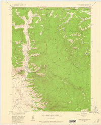 Download a high-resolution, GPS-compatible USGS topo map for Kings Canyon, CO (1959 edition)