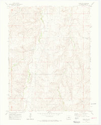 Download a high-resolution, GPS-compatible USGS topo map for Kiowa NW, CO (1973 edition)