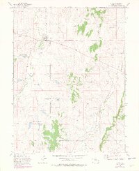 1970 Map of Kiowa, 1979 Print