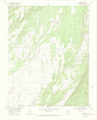 Download a high-resolution, GPS-compatible USGS topo map for Kline, CO (1971 edition)