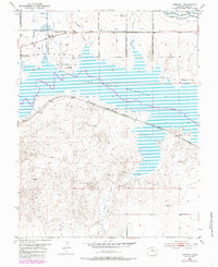 preview thumbnail of historical topo map of Bent County, CO in 1953