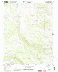 Download a high-resolution, GPS-compatible USGS topo map for La Jara Canyon, CO (1986 edition)