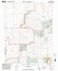 preview thumbnail of historical topo map of Otero County, CO in 1996