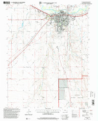 preview thumbnail of historical topo map of La Junta, CO in 1996