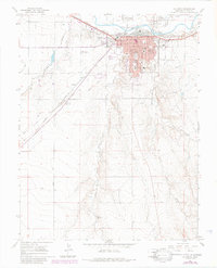 preview thumbnail of historical topo map of La Junta, CO in 1966