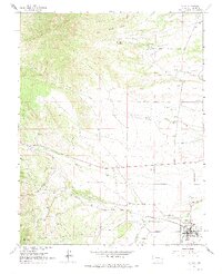 1963 Map of La Veta, 1974 Print