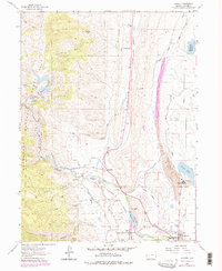preview thumbnail of historical topo map of Larimer County, CO in 1962