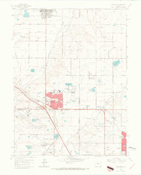 Download a high-resolution, GPS-compatible USGS topo map for Lafayette, CO (1967 edition)