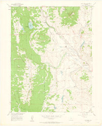 preview thumbnail of historical topo map of Grand County, CO in 1956