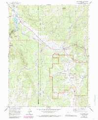 Download a high-resolution, GPS-compatible USGS topo map for Lake George, CO (1985 edition)