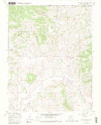 1967 Map of Lake Mountain NE, 1980 Print