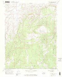 1967 Map of Lake Mountain, 1969 Print