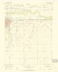 1953 Map of Lamar, CO, 1954 Print