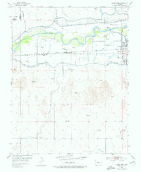 Download a high-resolution, GPS-compatible USGS topo map for Lamar West, CO (1976 edition)