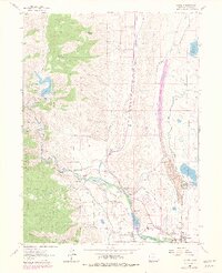 preview thumbnail of historical topo map of Laporte, CO in 1962