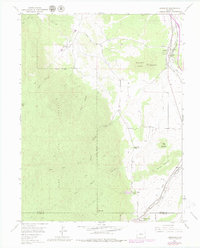 Download a high-resolution, GPS-compatible USGS topo map for Larkspur, CO (1980 edition)