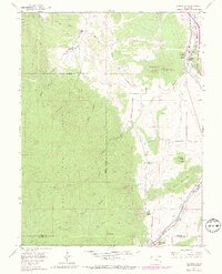 1954 Map of Larkspur, 1980 Print