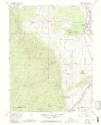 1954 Map of Larkspur, 1980 Print