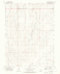 preview thumbnail of historical topo map of Washington County, CO in 1973