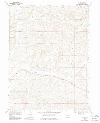 Download a high-resolution, GPS-compatible USGS topo map for Lay SE, CO (1987 edition)