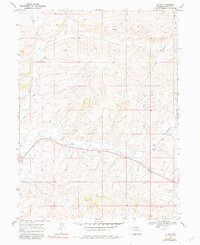 Download a high-resolution, GPS-compatible USGS topo map for Lay SE, CO (1983 edition)