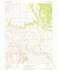 Download a high-resolution, GPS-compatible USGS topo map for Lazear, CO (1975 edition)