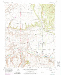 Download a high-resolution, GPS-compatible USGS topo map for Lazear, CO (1985 edition)