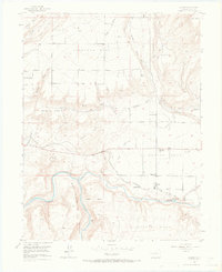 Download a high-resolution, GPS-compatible USGS topo map for Lazear, CO (1967 edition)
