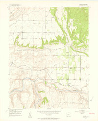 Download a high-resolution, GPS-compatible USGS topo map for Lazear, CO (1957 edition)