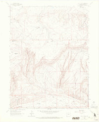 preview thumbnail of historical topo map of Moffat County, CO in 1962