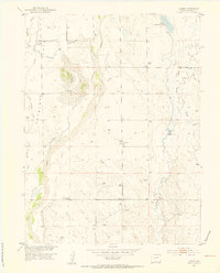 Download a high-resolution, GPS-compatible USGS topo map for Leader, CO (1953 edition)
