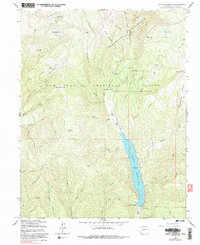Download a high-resolution, GPS-compatible USGS topo map for Lemon Reservoir, CO (1991 edition)