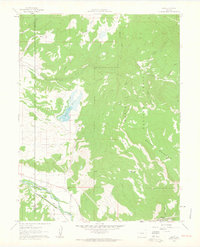 preview thumbnail of historical topo map of Eagle County, CO in 1961