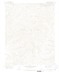 Download a high-resolution, GPS-compatible USGS topo map for Little Pine Canyon, CO (1974 edition)