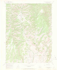 Download a high-resolution, GPS-compatible USGS topo map for Little Soap Park, CO (1971 edition)