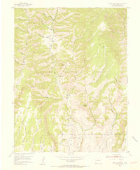 Download a high-resolution, GPS-compatible USGS topo map for Little Soap Park, CO (1955 edition)