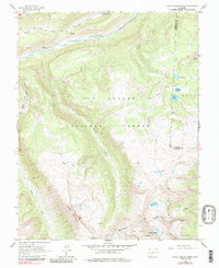 Download a high-resolution, GPS-compatible USGS topo map for Little Squaw Creek, CO (1985 edition)