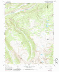 Download a high-resolution, GPS-compatible USGS topo map for Little Squaw Creek, CO (1985 edition)