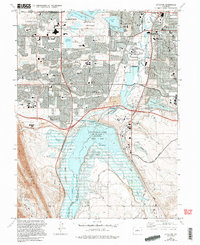 Download a high-resolution, GPS-compatible USGS topo map for Littleton, CO (1994 edition)