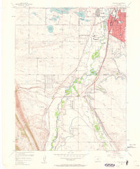 Download a high-resolution, GPS-compatible USGS topo map for Littleton, CO (1961 edition)
